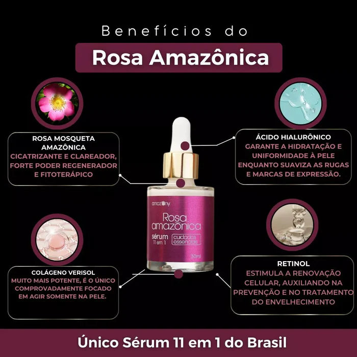 Serum Rosa Amazonica Rosa Mosqueta 100% Original