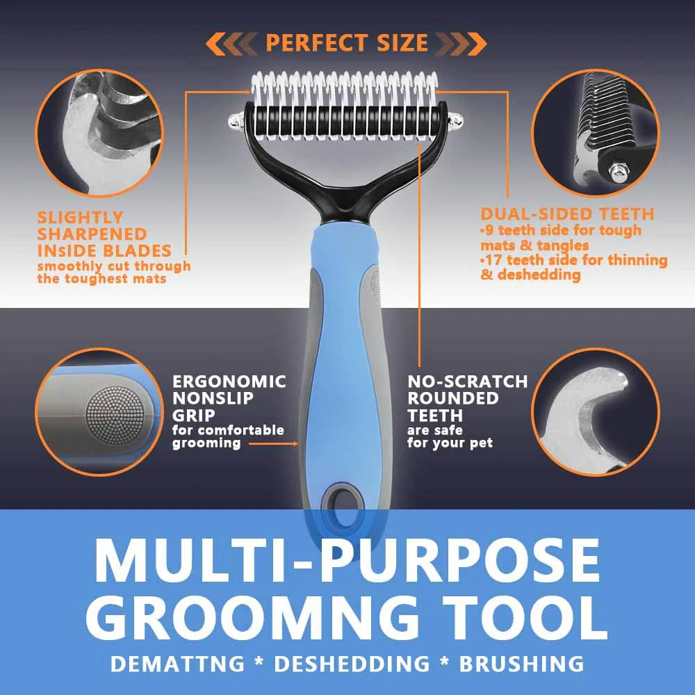 Universal Pet Detangling Comb for Dogs