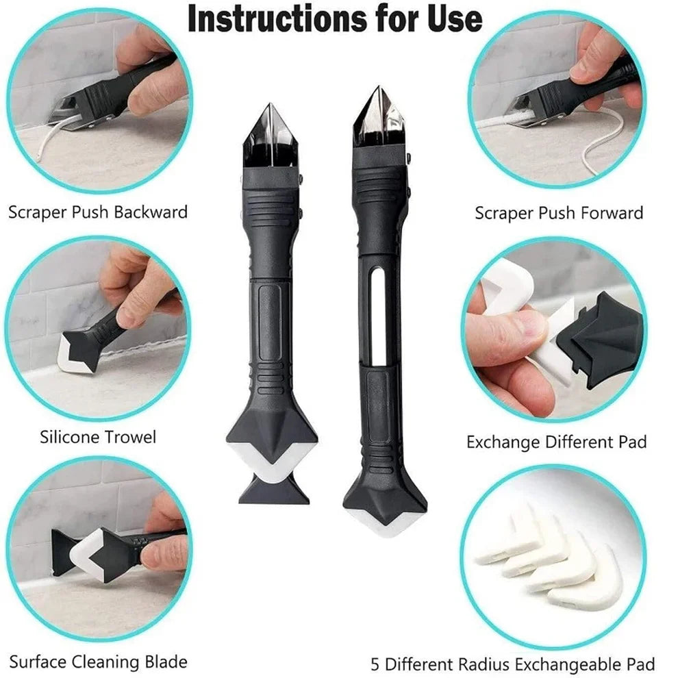 9 in 1 Silicone Caulking Finishing Tools