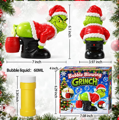 Bubble Blowing Grinch