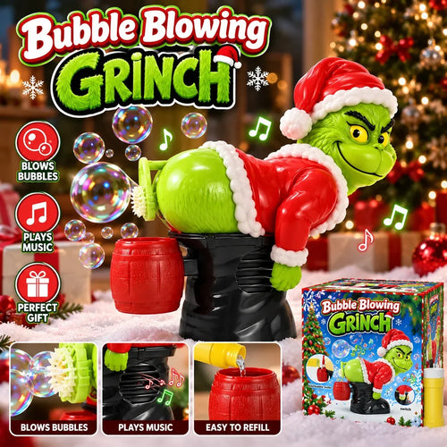 Bubble Blowing Grinch