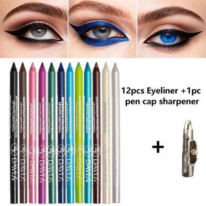 12 Color Eyeliner Pencil