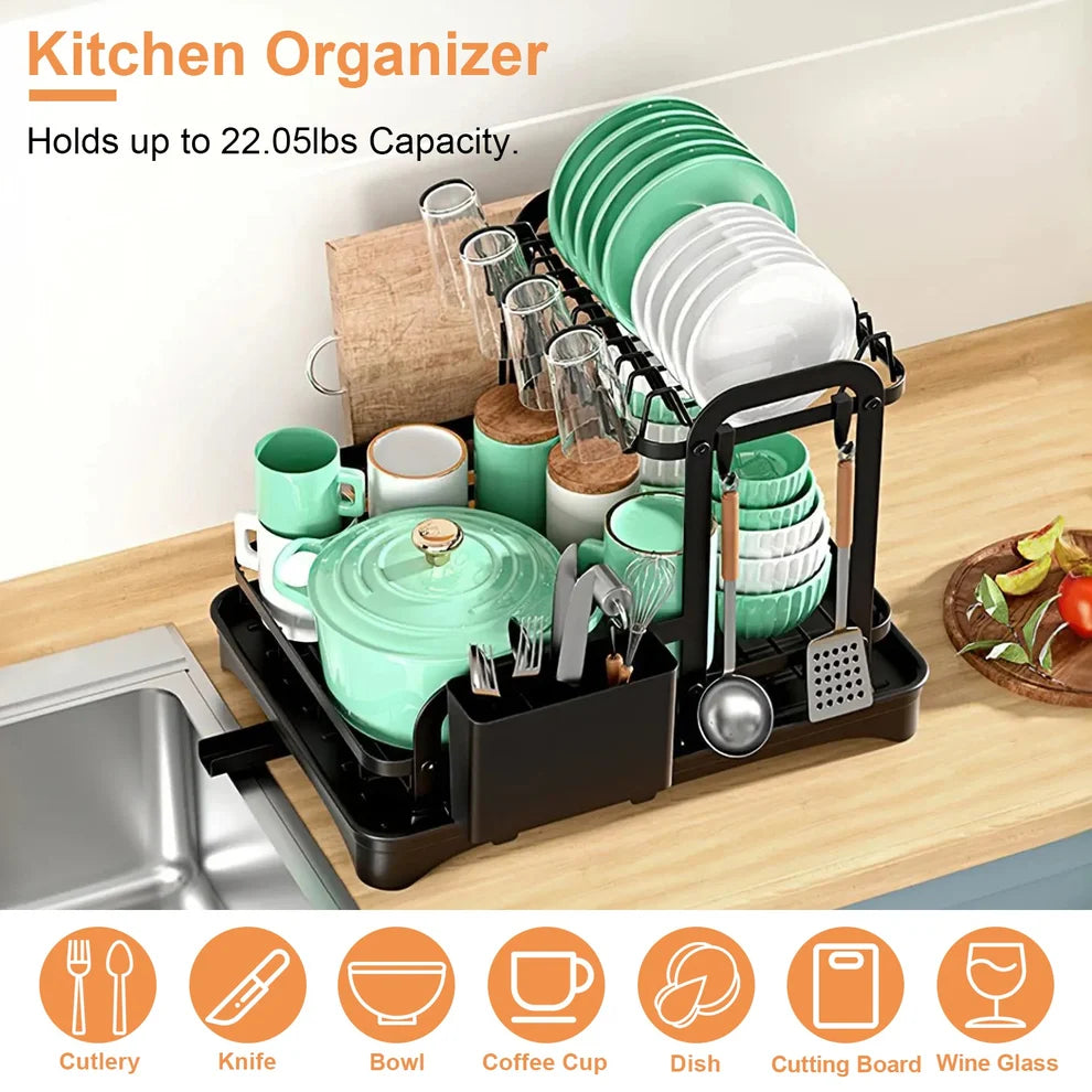 2-Tier Space-Saver Dish Rack