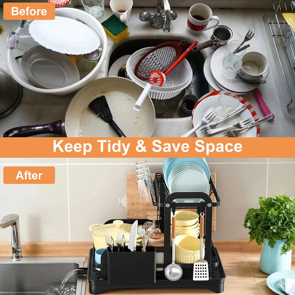 2-Tier Space-Saver Dish Rack