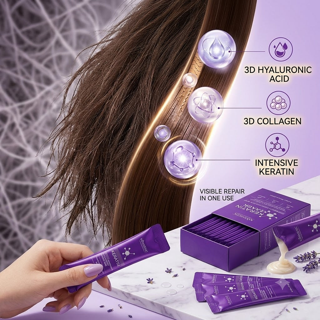 3D Hyaluronic Acid Collagen Hair Mask 10g (20 Pack)