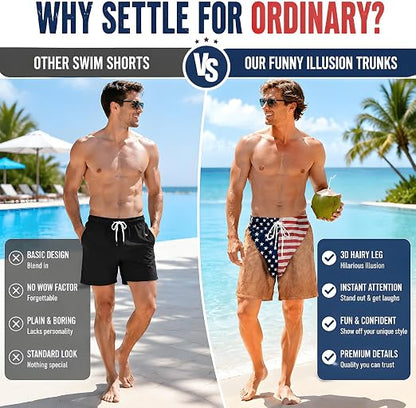 Patriot Prank Swim Trunks