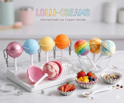 Lollipop Ice Cream Maker, Homemade Popsicle Molds(3pcs)