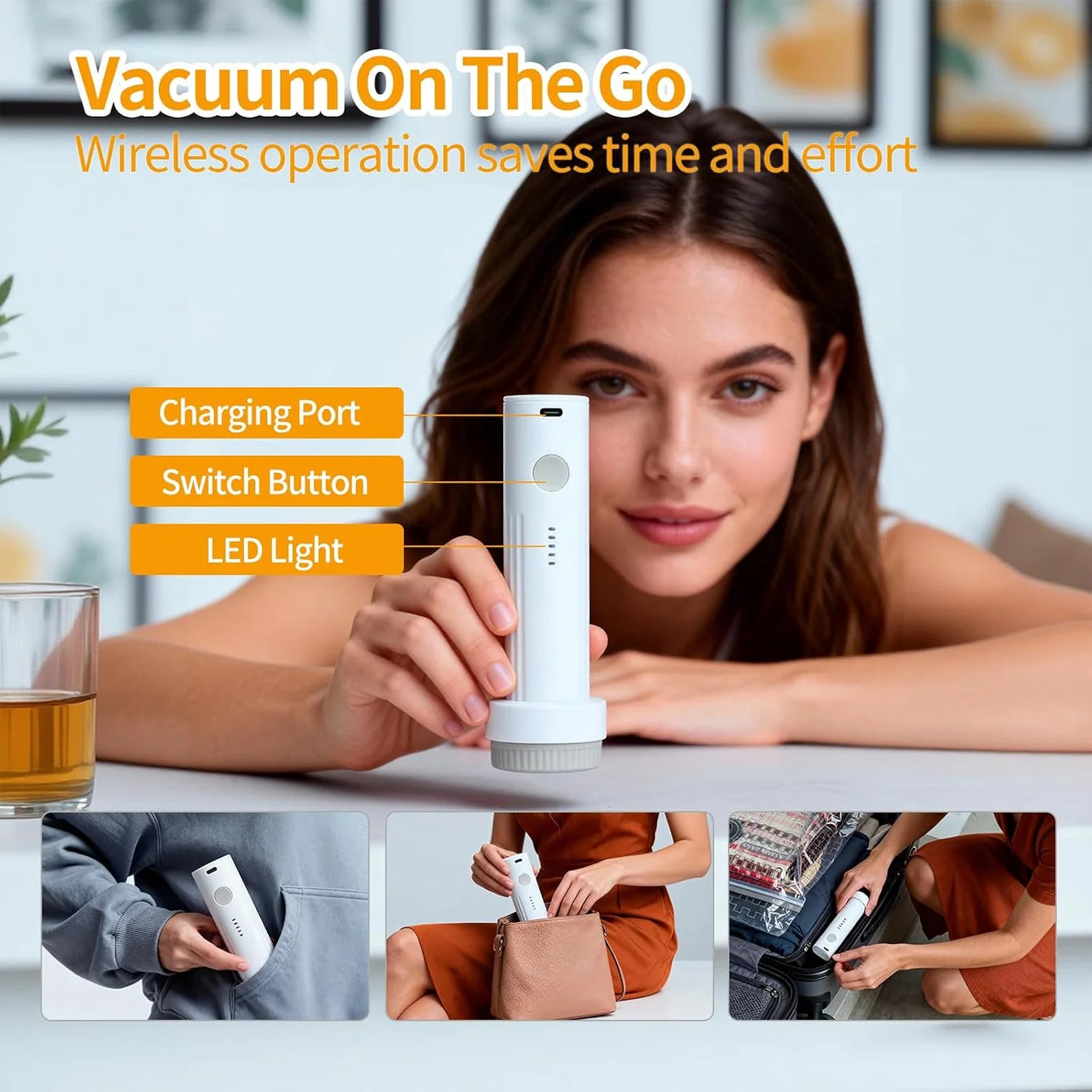 Vacuum Bags with Electric Pump (9 Pack)