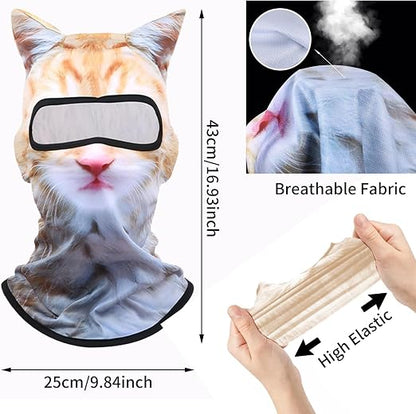 D Animal Face Ski Balaclava