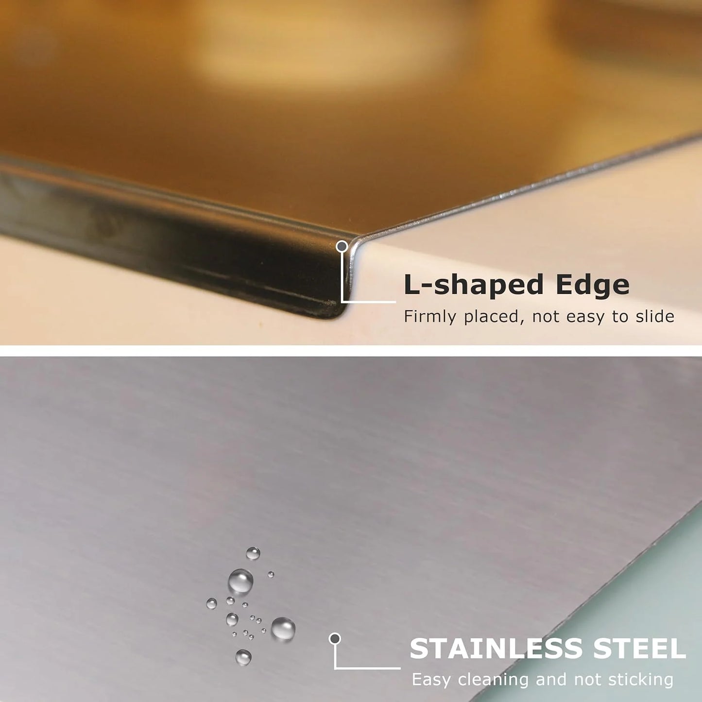 Stainless Steel Cutting & Kneading Board | 30x30cm