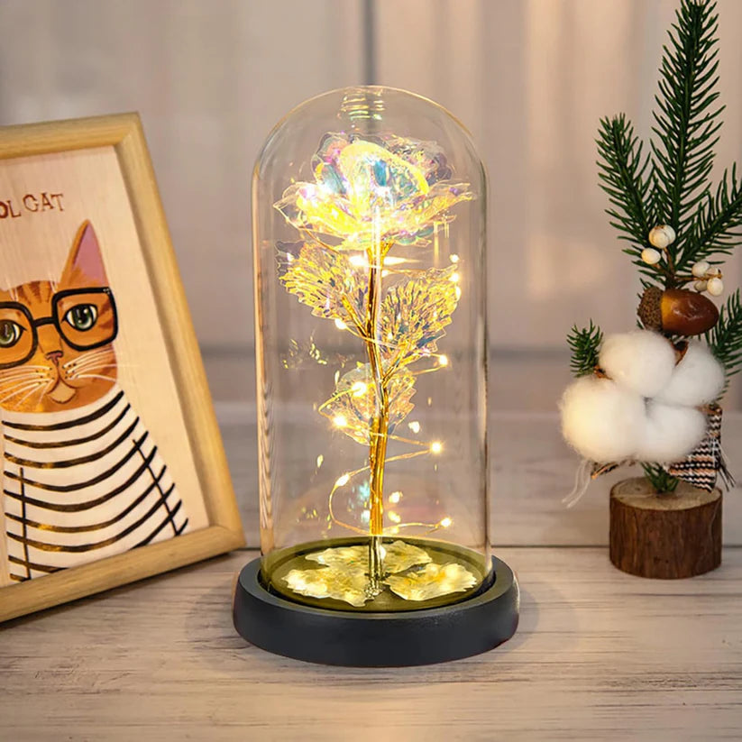 Cinderella Rose™ - Led Glass Dome | Valentine’s Day Special