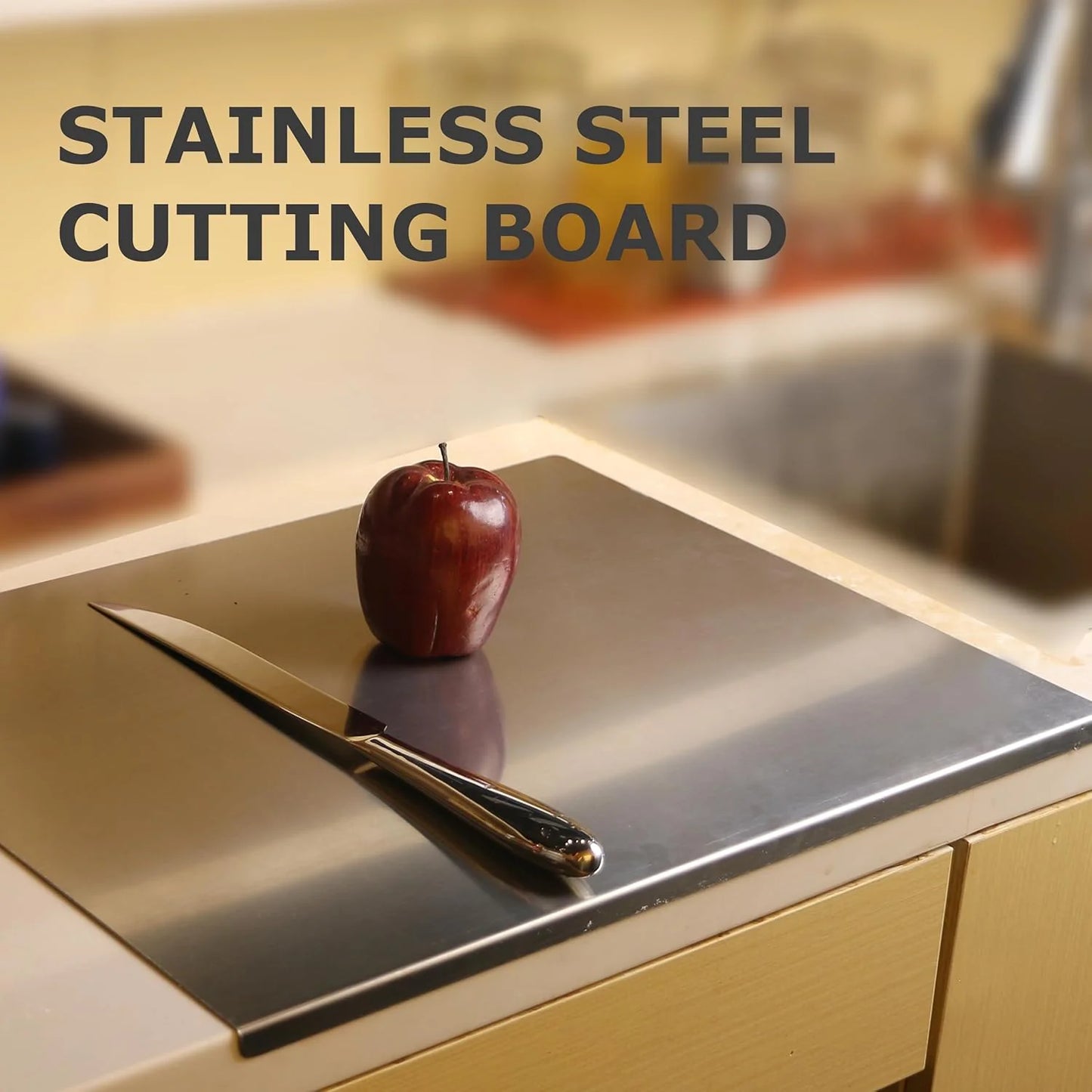 Stainless Steel Cutting & Kneading Board | 30x30cm