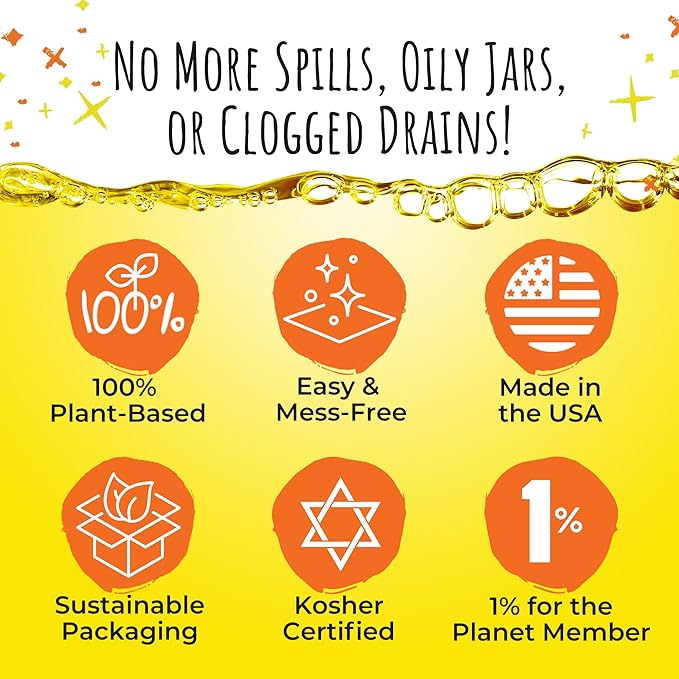 Pan Fry Cooking Oil Solidifier