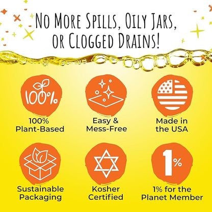 Pan Fry Cooking Oil Solidifier