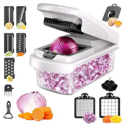 SlicePro™ Premium Vegetable Chopper & Dicer with Multi-Blade System