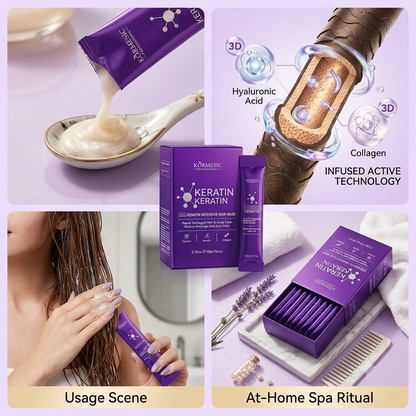 3D Hyaluronic Acid Collagen Hair Mask 10g (20 Pack)