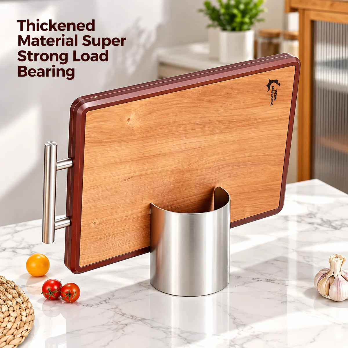 2 in 1 stainless steel spoon lid holder
