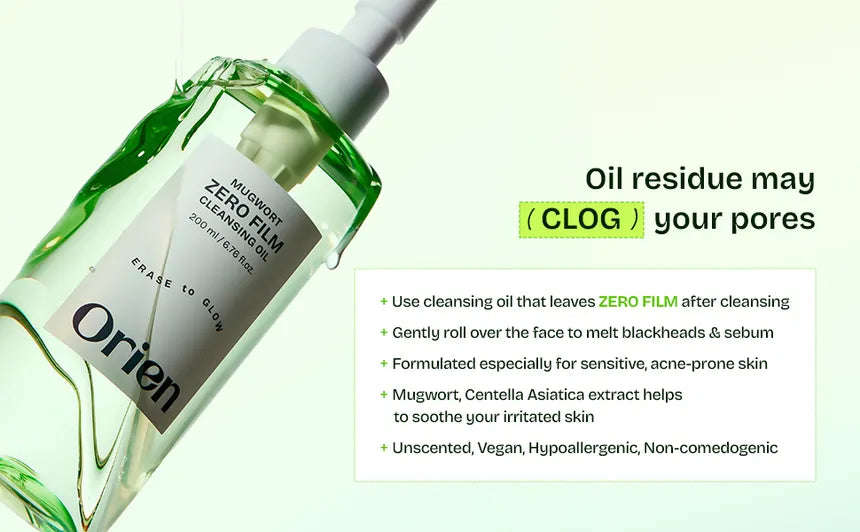 Orien - Mugwort Zero Film Cleansing Oil