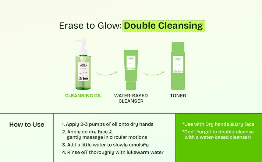 Orien - Mugwort Zero Film Cleansing Oil