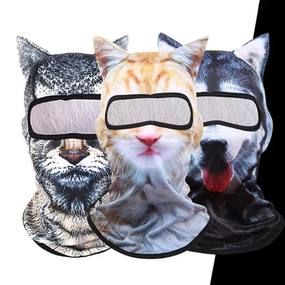 D Animal Face Ski Balaclava