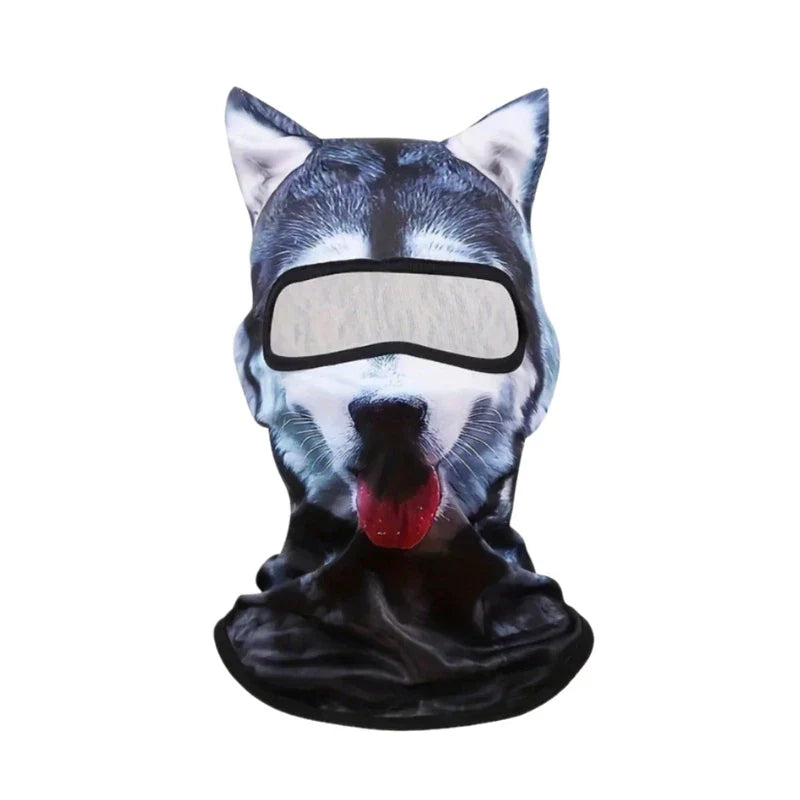 D Animal Face Ski Balaclava