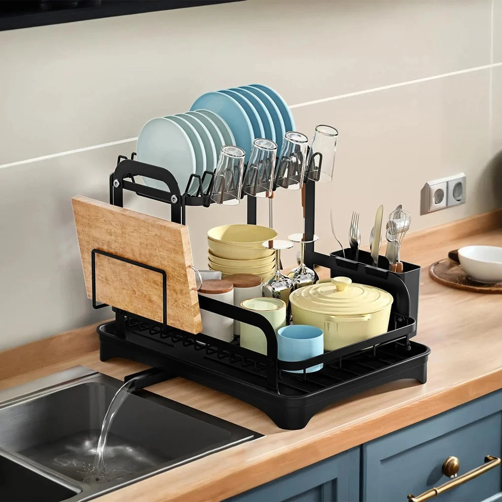 2-Tier Space-Saver Dish Rack