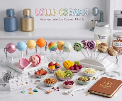 Lollipop Ice Cream Maker, Homemade Popsicle Molds(3pcs)