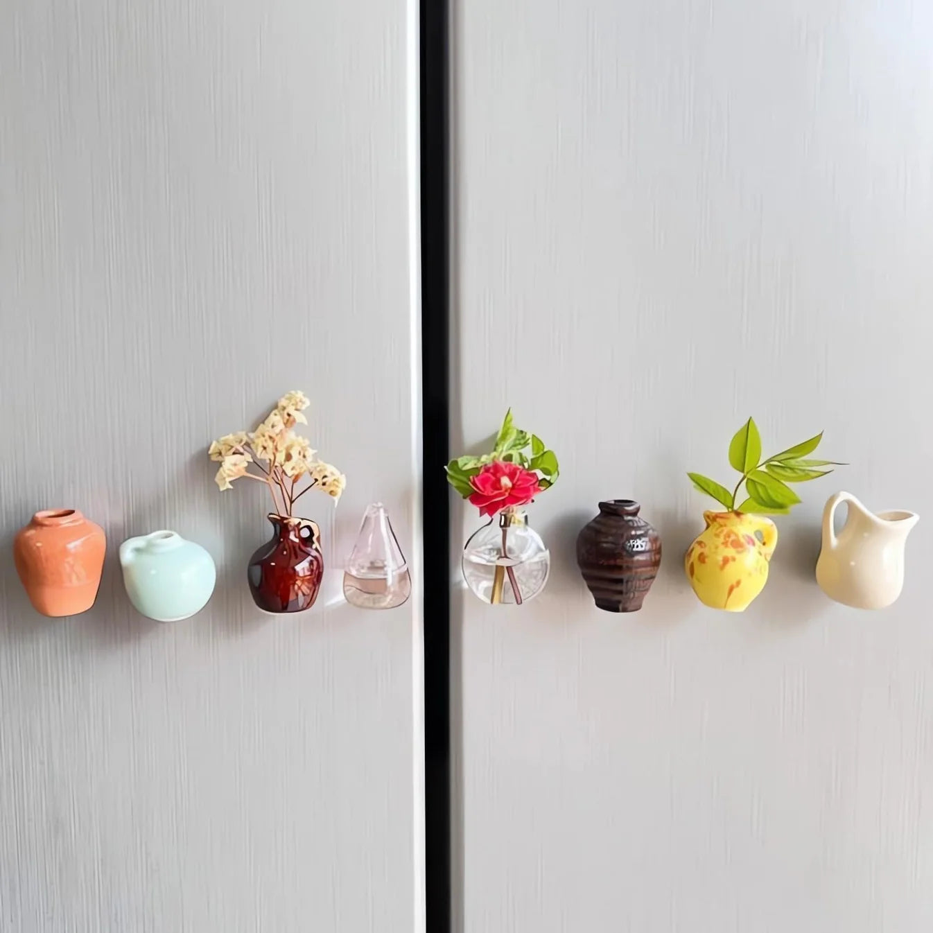 Mini Flower Vase Magnet(pack of 8)