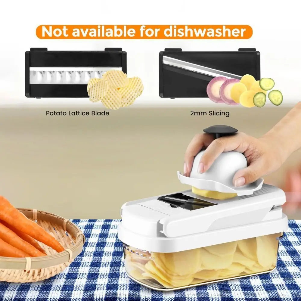 SlicePro™ Premium Vegetable Chopper & Dicer with Multi-Blade System