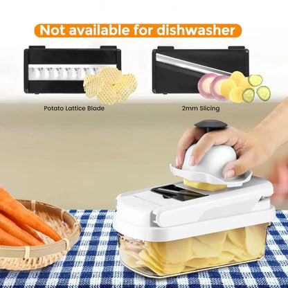 SlicePro™ Premium Vegetable Chopper & Dicer with Multi-Blade System