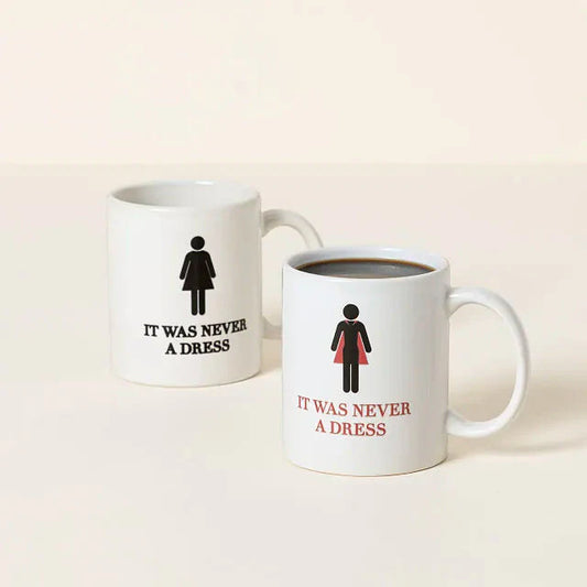 "It Was Never a Dress" Mug