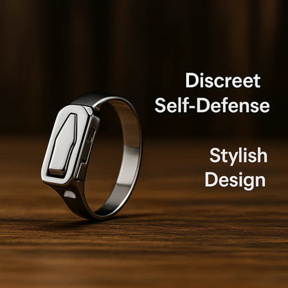 Stainless Steel Survival Self Defense Ring